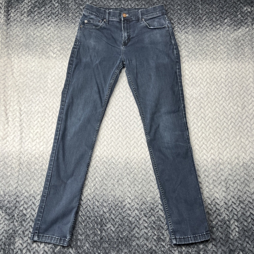 Mugsy Jeans Mens 30x32" Blue‎ Fultons Tapered Stretch Comfort Casual Denim Dark
